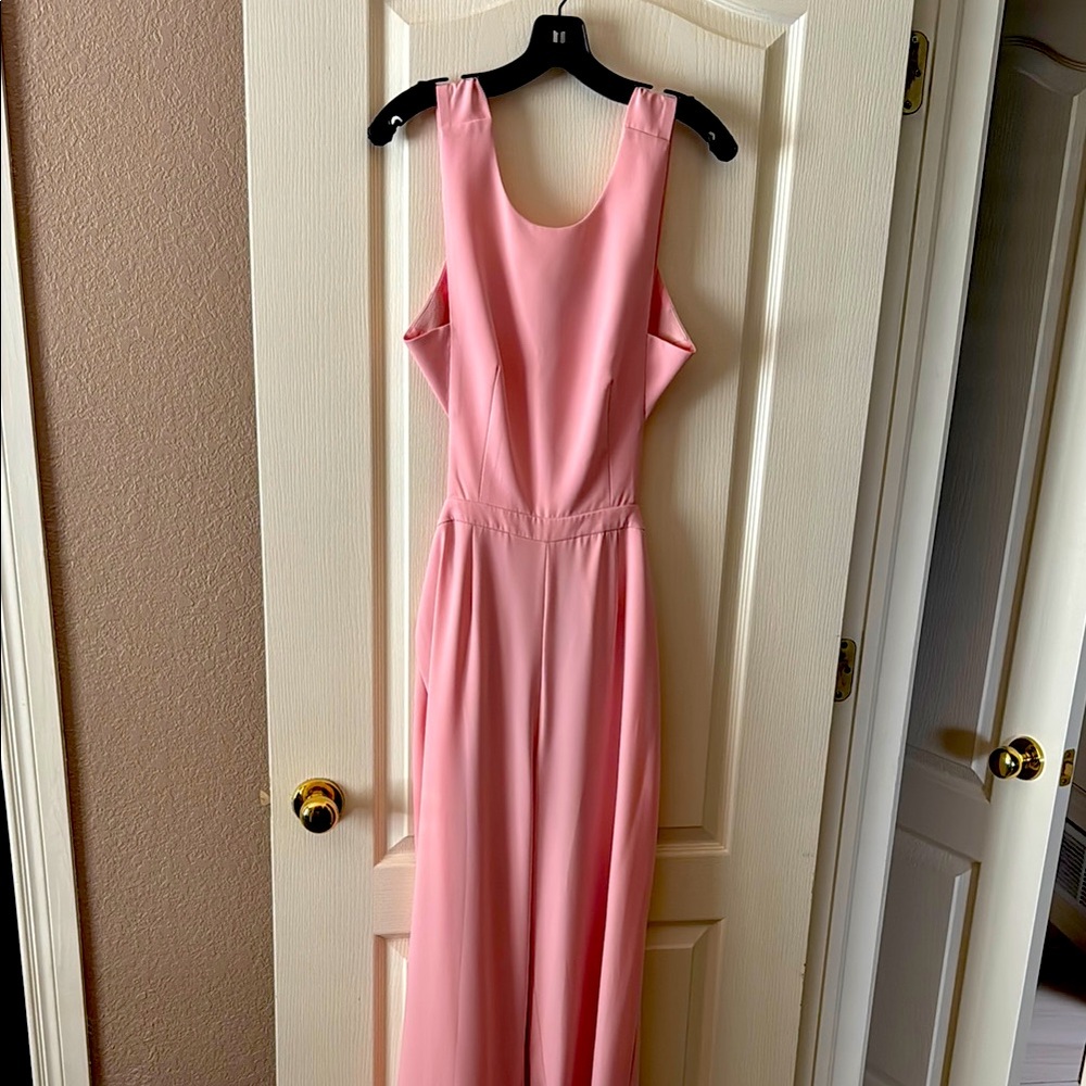 BCBGMaxAzria Pink Sleeveless Pantsuit